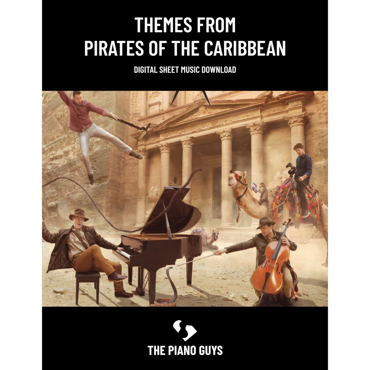 "Themes from Pirates of the Caribbean" - Sheet Music Single (PDF DOWNLOAD ONLY)