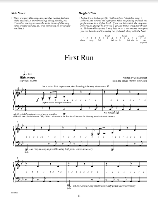 First Run - PDF