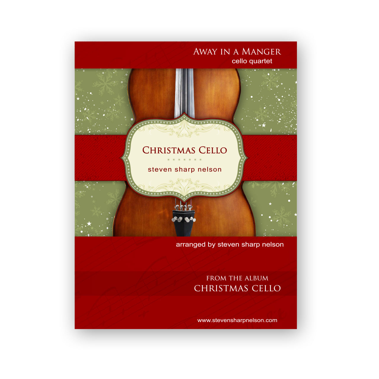 Away in a Manger – Cello Quartet (Downloadable PDF)