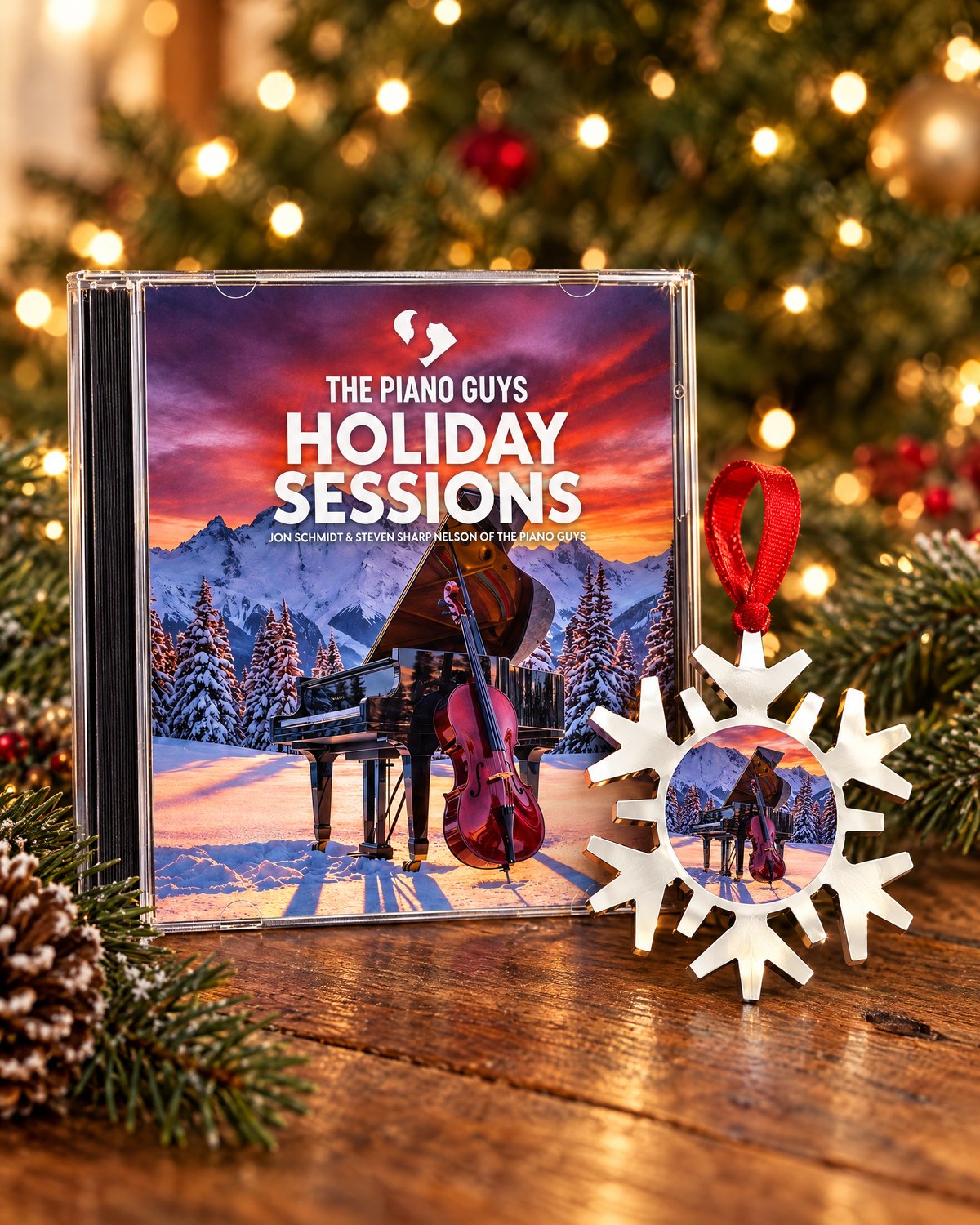 Holiday Sessions Gift Set: CD and snowflake ornament
