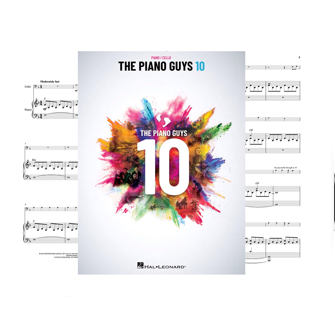 10 Sheet Music Book plus "The Piano Guys Hits"