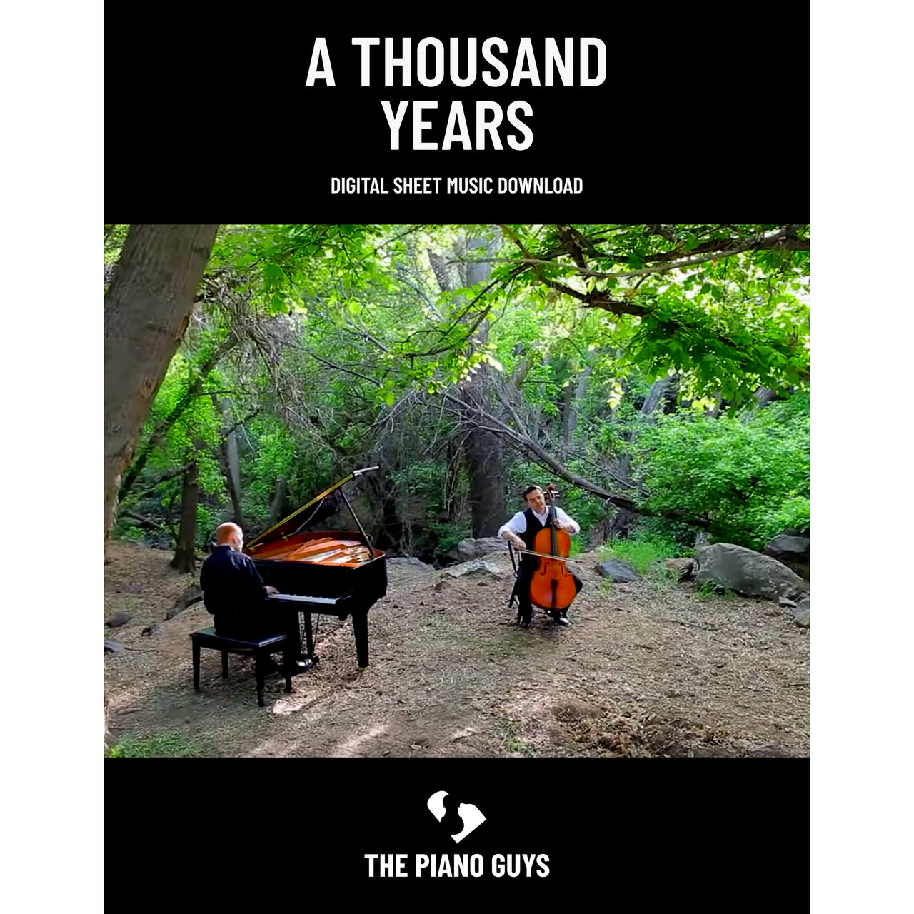 "A Thousand Years" - Sheet Music Single + Optional Cello (PDF DOWNLOAD ONLY)