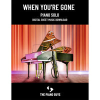 Thumbnail for When You're Gone Piano Solo Sheet Music Digital Download (PDF)